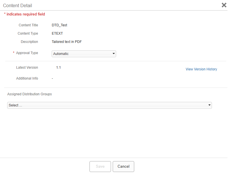 Content Details dialog
