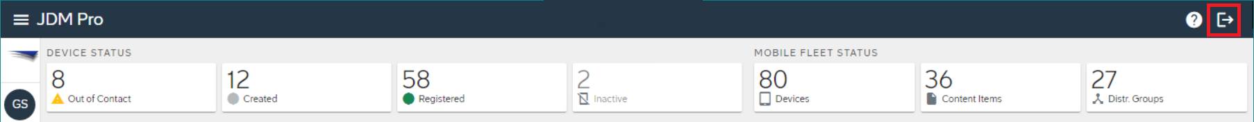 Select Sign Out