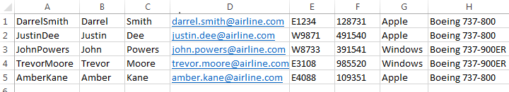 Example device CSV file