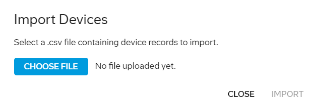 Import Devices box
