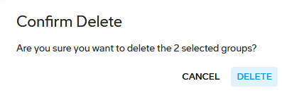 Confirm Delete dialog